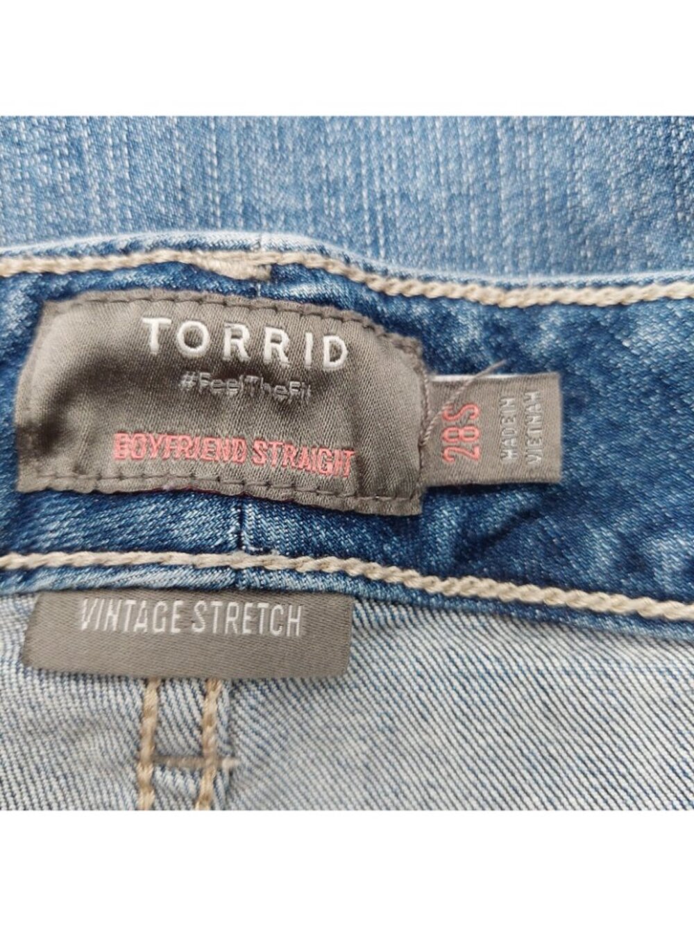Womens Torrid Jeans Size 28 S Boyfriend Straight - Picture 12 of 12